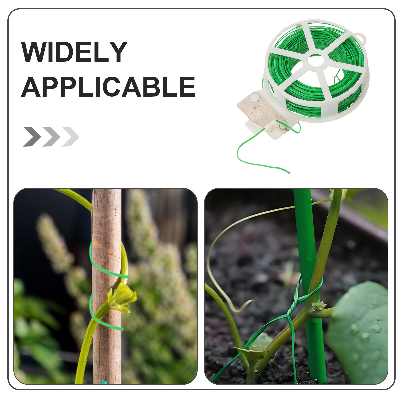 4 Rolls Green Plastic Coated G - огляд і ціна Vine Climbing Plastic