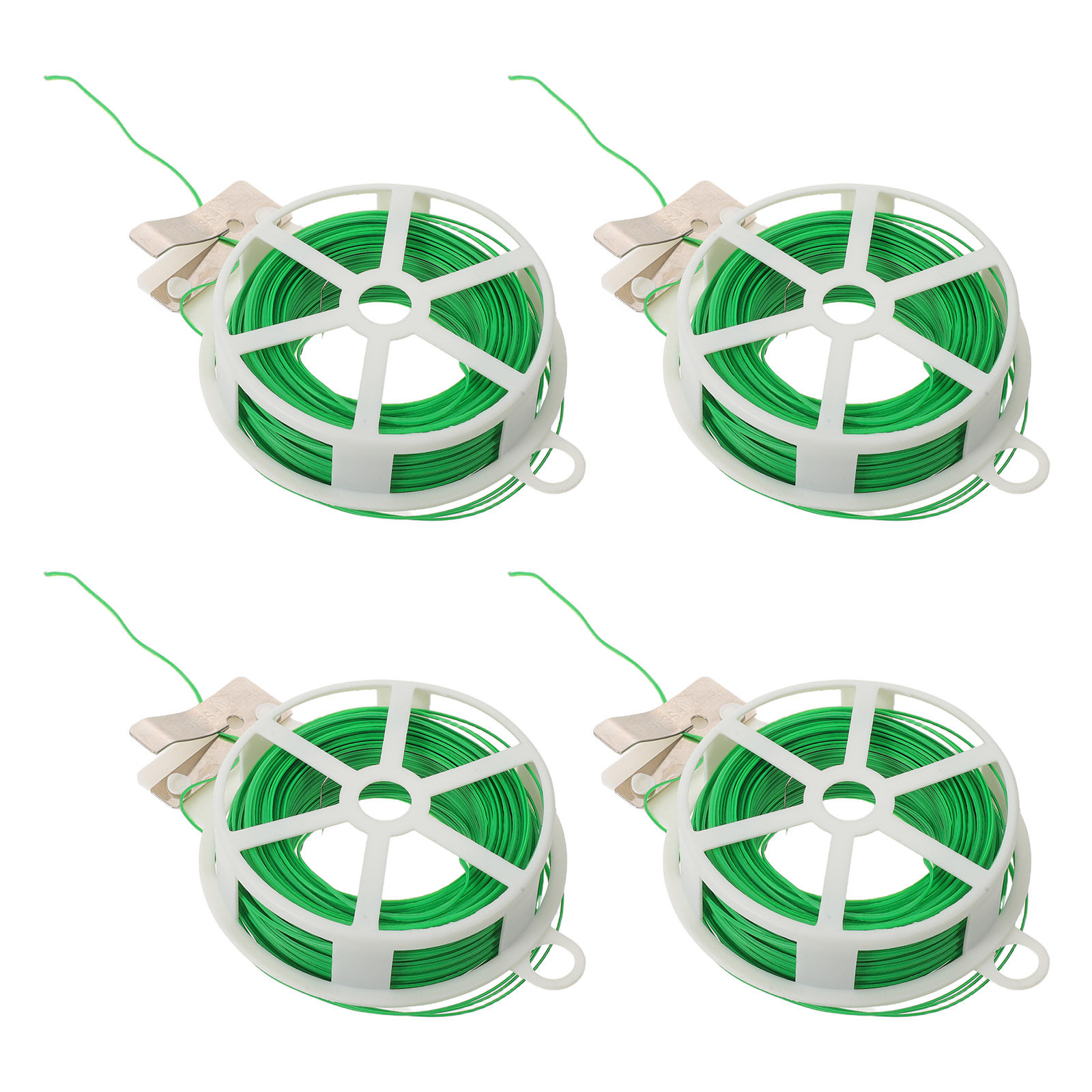 4 Rolls Green Plastic Coated G - огляд і ціна Vine Climbing Plastic