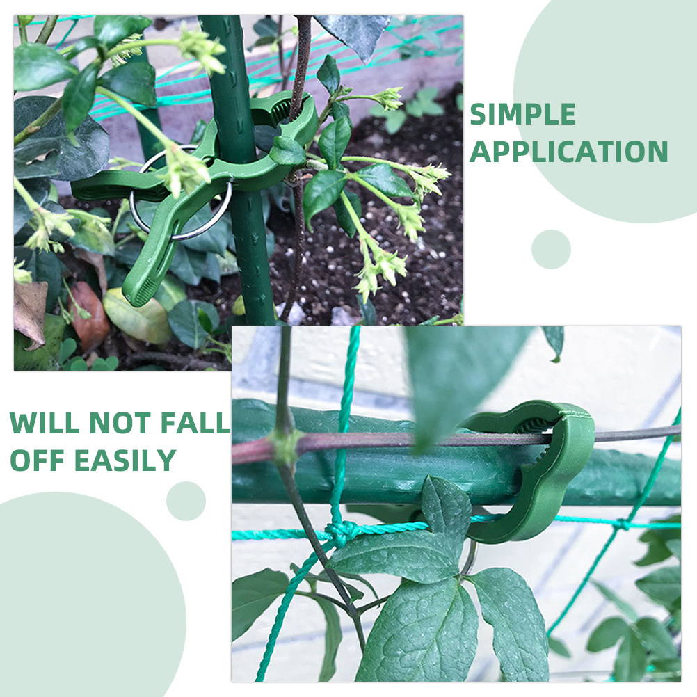 60Pcs Plant Support Clips for  - огляд і ціна Vine Climbing Plastic
